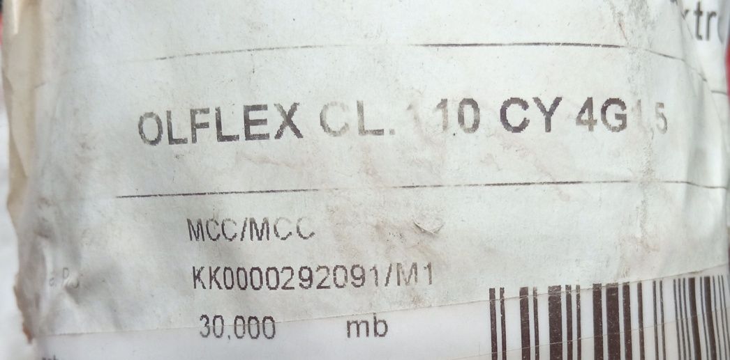 Kabel Olflex Cl. 110 CY 4G 1.5