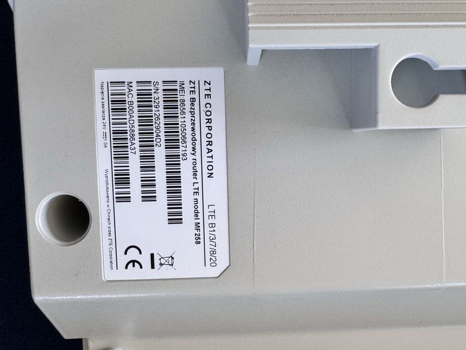 ZTE MF-258 zestaw z modemem zewnętrznym