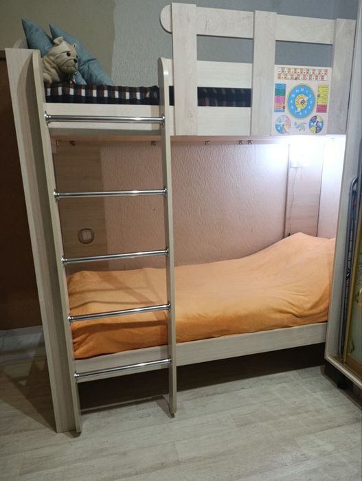 Двоярусне ліжко (матрац 2000/900мм)