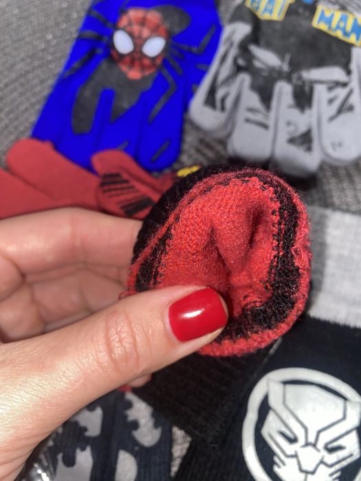 Рукавиці, перчатки дитячі Спайдер, Бетмен з начісом(перчатки детские)