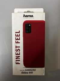 Plecki Etui futerał case samsung galaxy A41 NOWY SAMSUNG  HAMA red