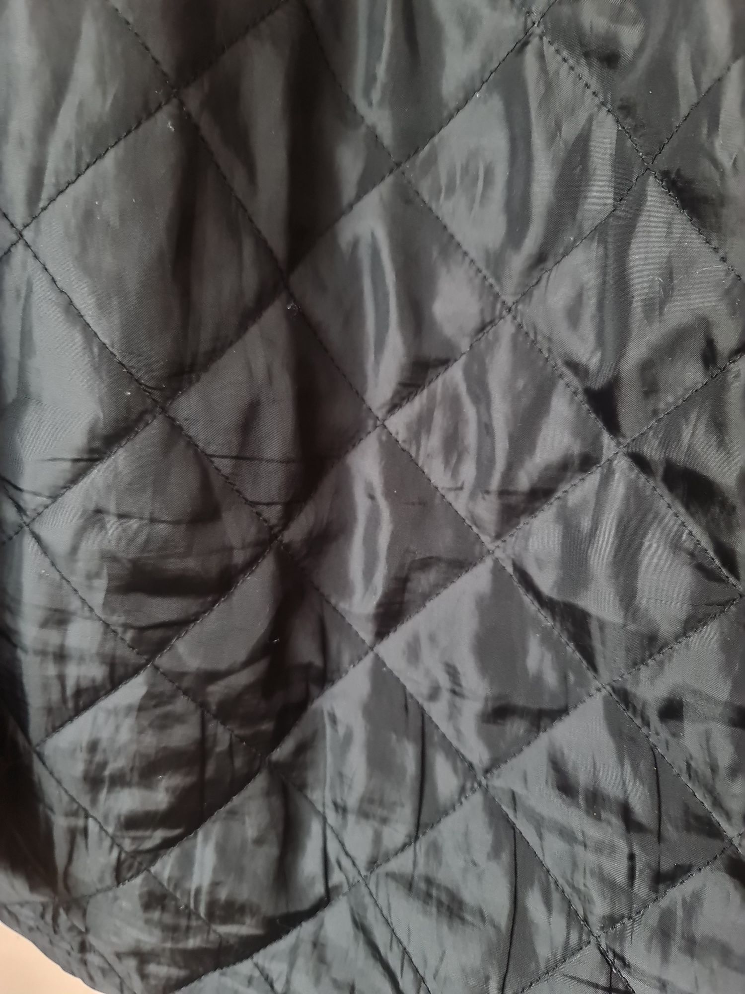 Kurtka damska czarna parka zimowa