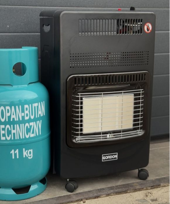 Автономный газовый обогреватель переносной 4200W с редуктором, шлангом