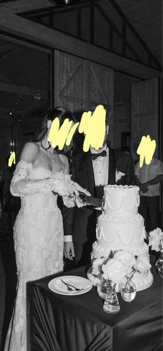 Suknia ślubna rybka