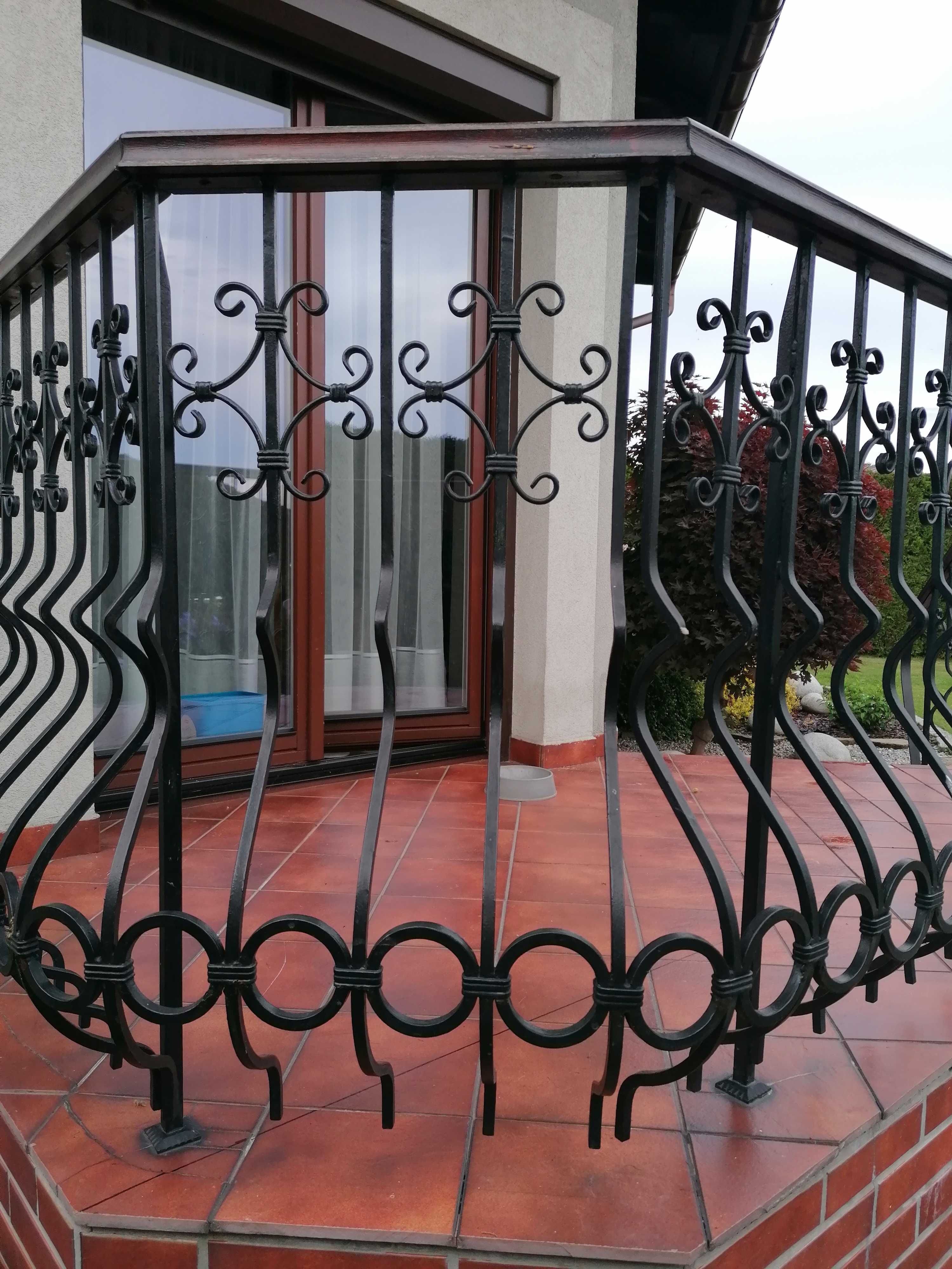 Balustrada balkonowa/tarasowa kuta - ocynk
