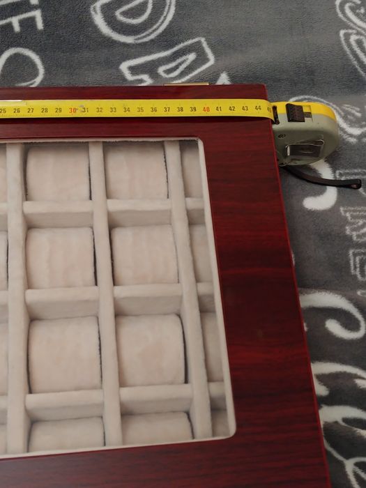 Большой кейс/шкатулка для хранения наручных часов 45х32х10 см