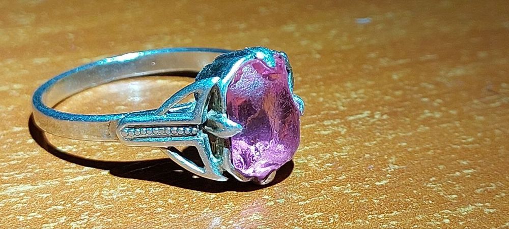 Продам кольцо СССР ,875 проба ,СССР винтаж,камень фианит