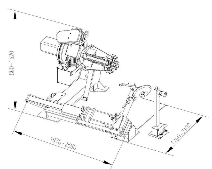 Montażownica do opon kół ciężarowych do 27" Brianz STD-302 / PROMOCJA