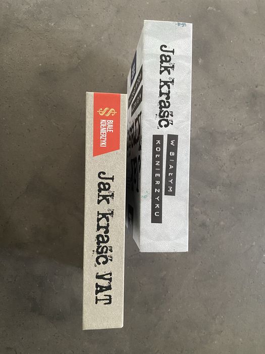 Zestaw książek „Jak kraść VAT” + „Jak kraść w białym kołnierzyku” - BK