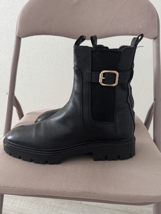 Шкіряні черевики  zara 39 розмір