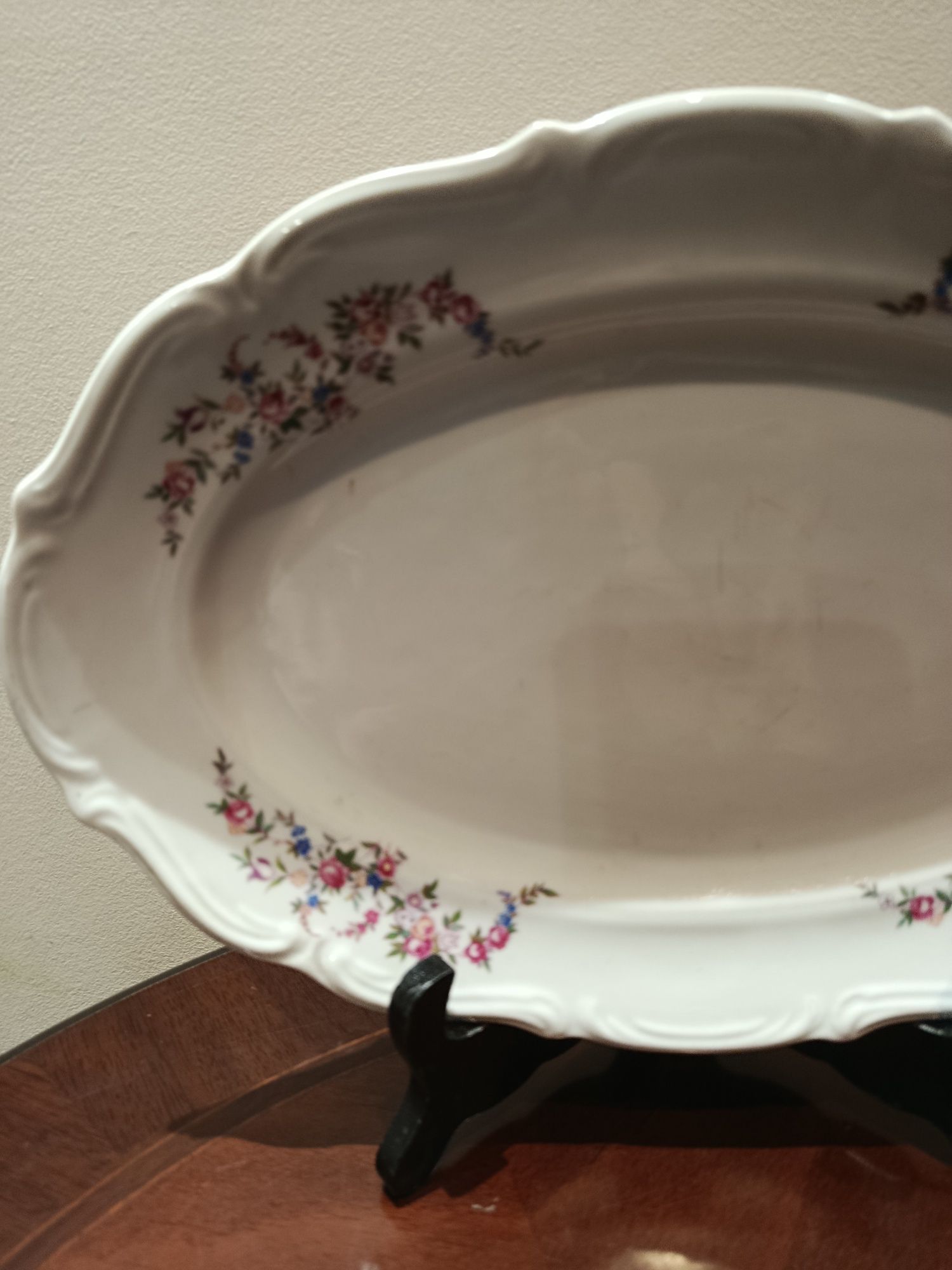 Śliczny stary półmisek porcelana Wałbrzych