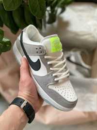 Кросівки Nike SB Dunk Low, Grey/Green, найки данк, кросівки nike, dunk