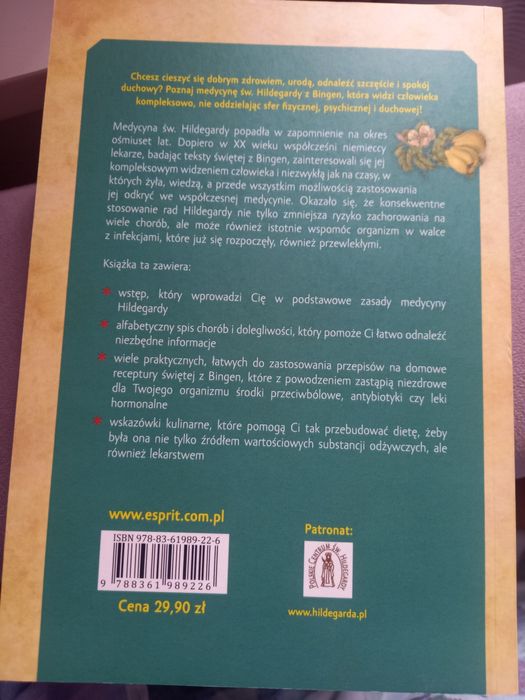 Wiedza lecznicza Świętej Hildegardy jak być zdrowym od stóp Strehlow