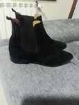 Botas camurça preta