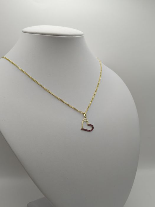 Złota Zawieszka Serce Pr.585 Nowa Zapraszamy