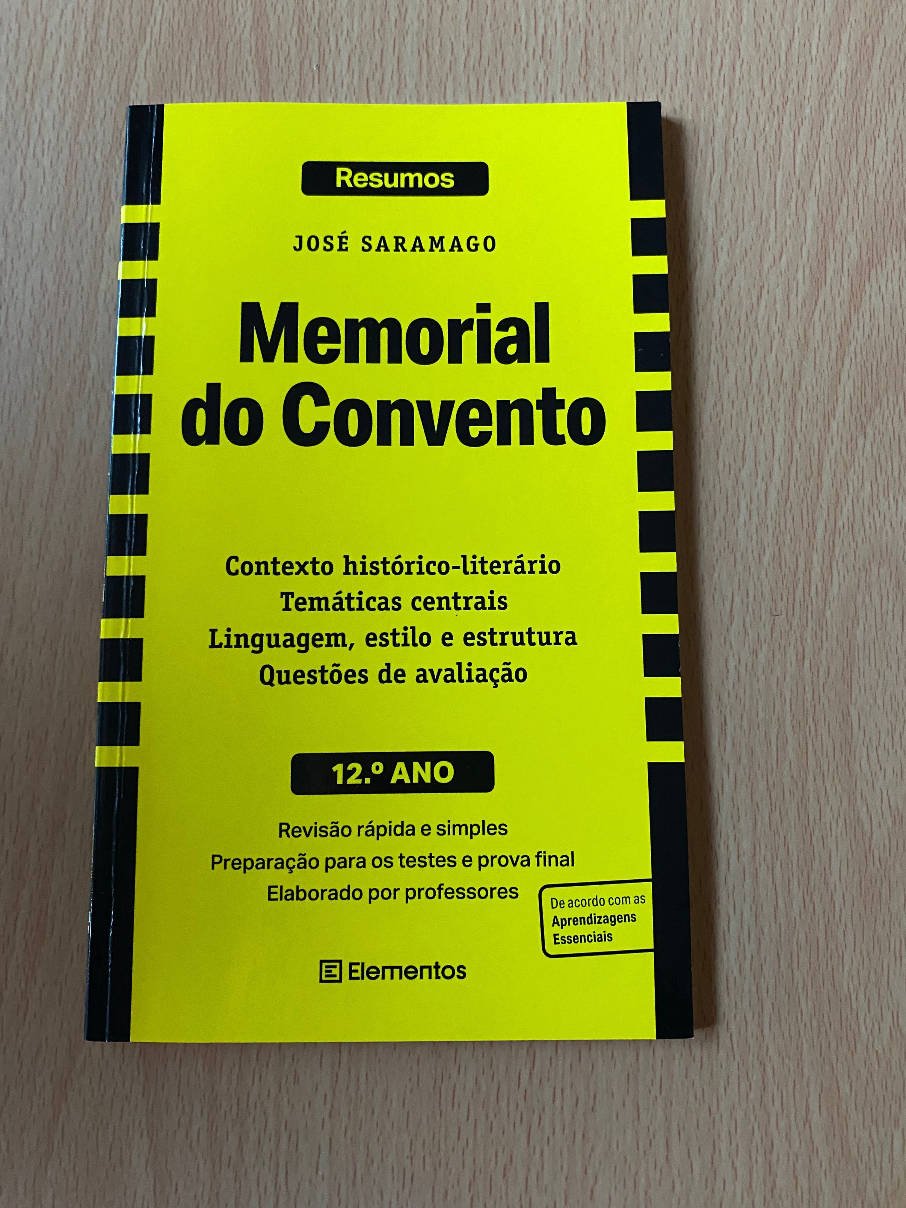 Livro de Resumos “Memorial do Convento” de José Saramago