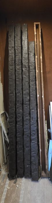 Imitacja belek stropowych z pianki