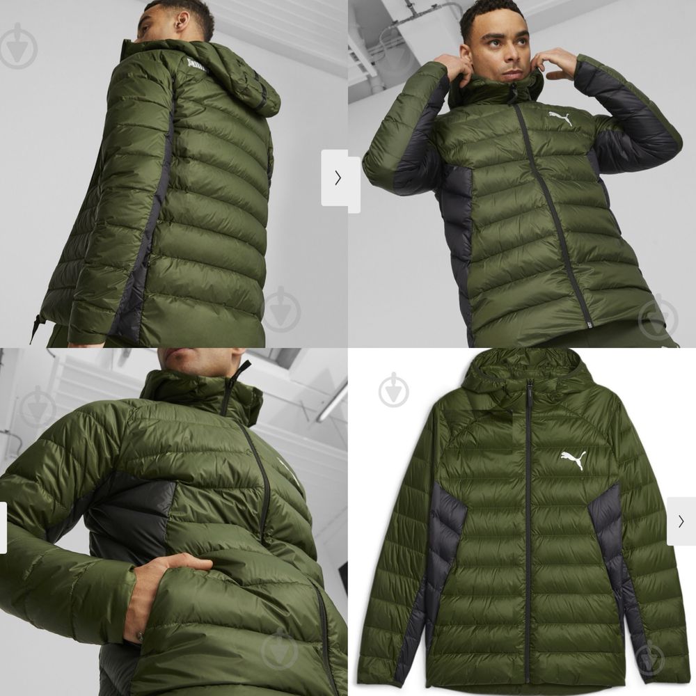 Куртка мікропуховик puma s M l xl xxl