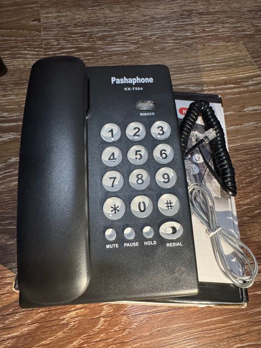 Стаціонарний телефон Pashaphone KX-T504.