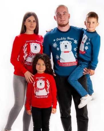 Дитячі новорічні світшоти Фемілі лук НОВІ + боді