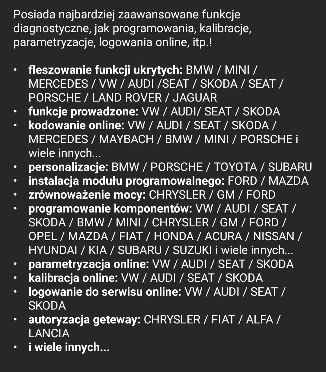 Launch X431 pro Diagnostyka komputerowa auta ,obd II audi, skoda, vol