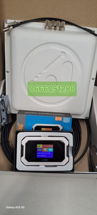 Комплект для мобільного 4G інтернету модем МТ80, антена Мімо Terra