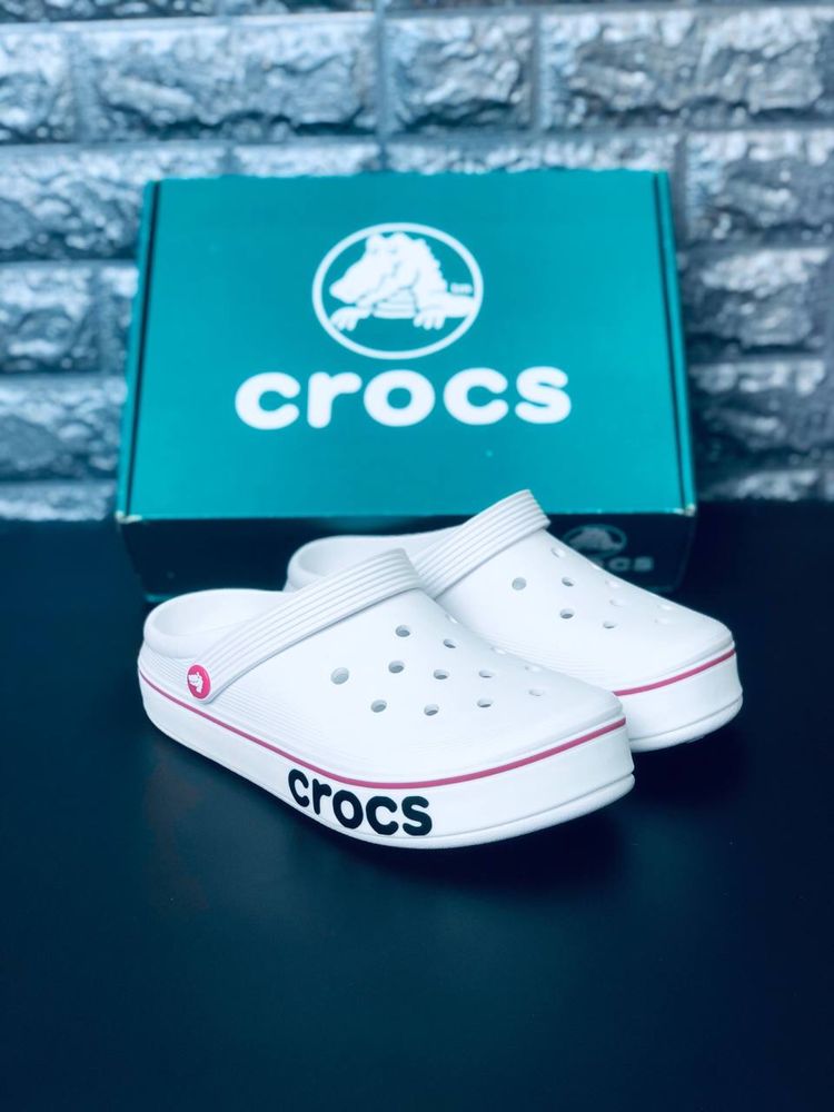 Новинка сезона! Женские кроксы белые стиль! Комфорт! Мода! Crocs!