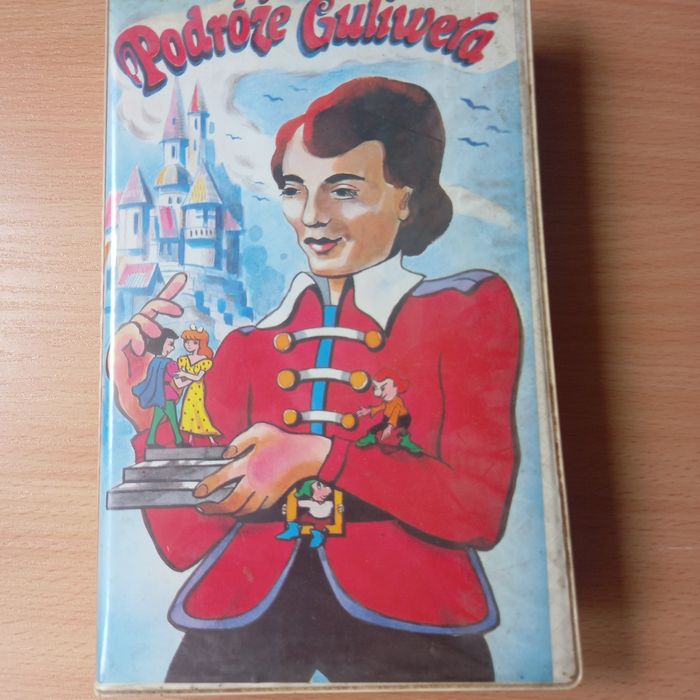 Kaseta dla kolekcjonerów vhs bajka dla dzieci podróże guliwera