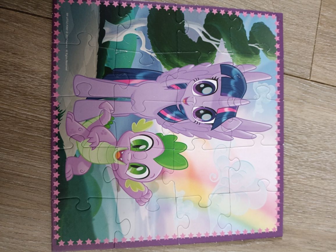 Puzzle My Little pony+ maskotka Rainbow Dash