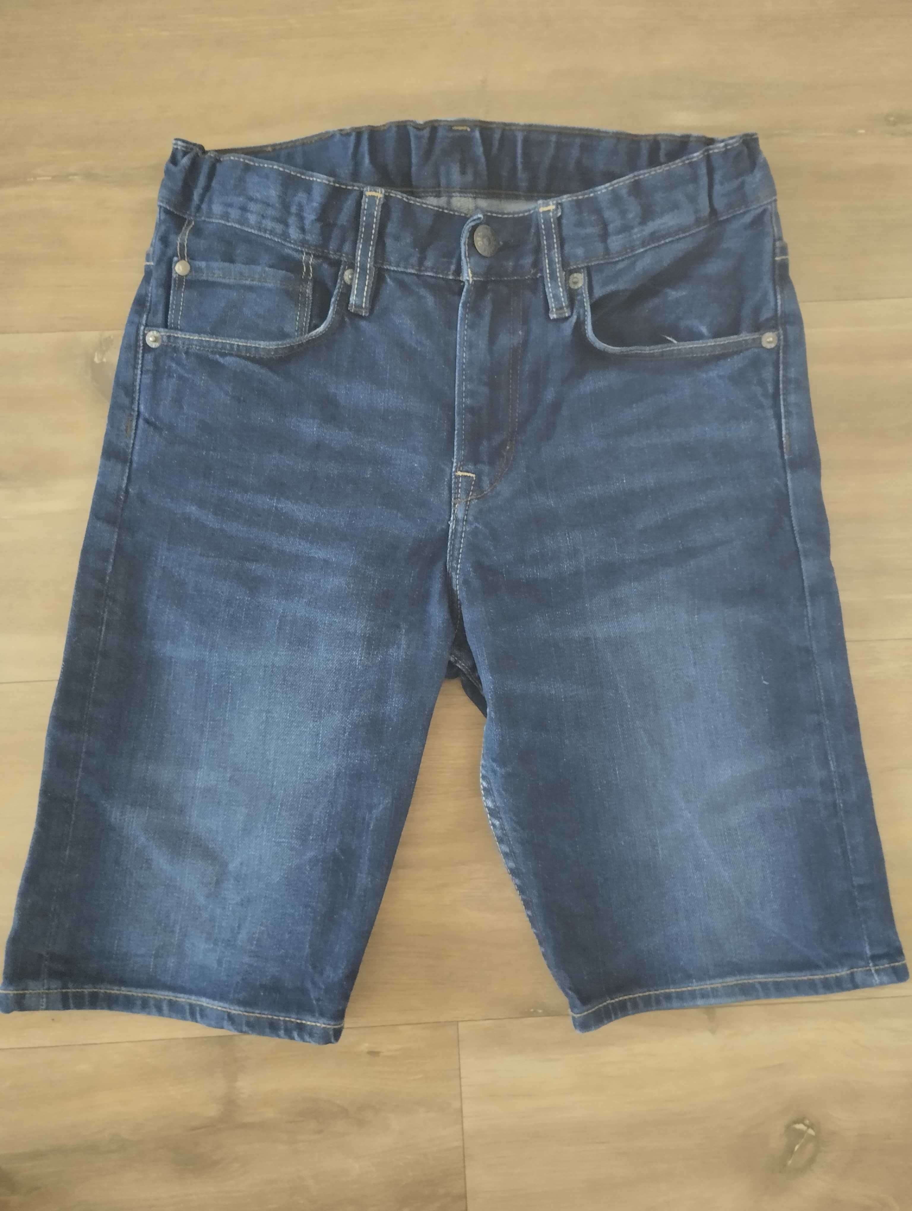 Spodenki jeansowe rozmiar 146 H&M