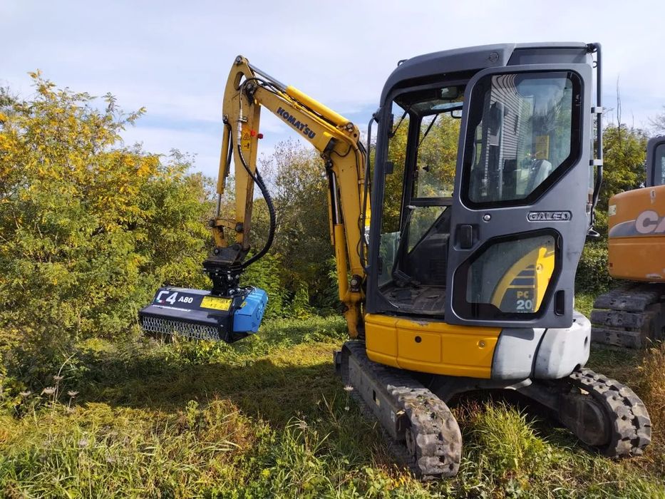 Kosiarka C4 A80 do minikoparek 2-3 ton