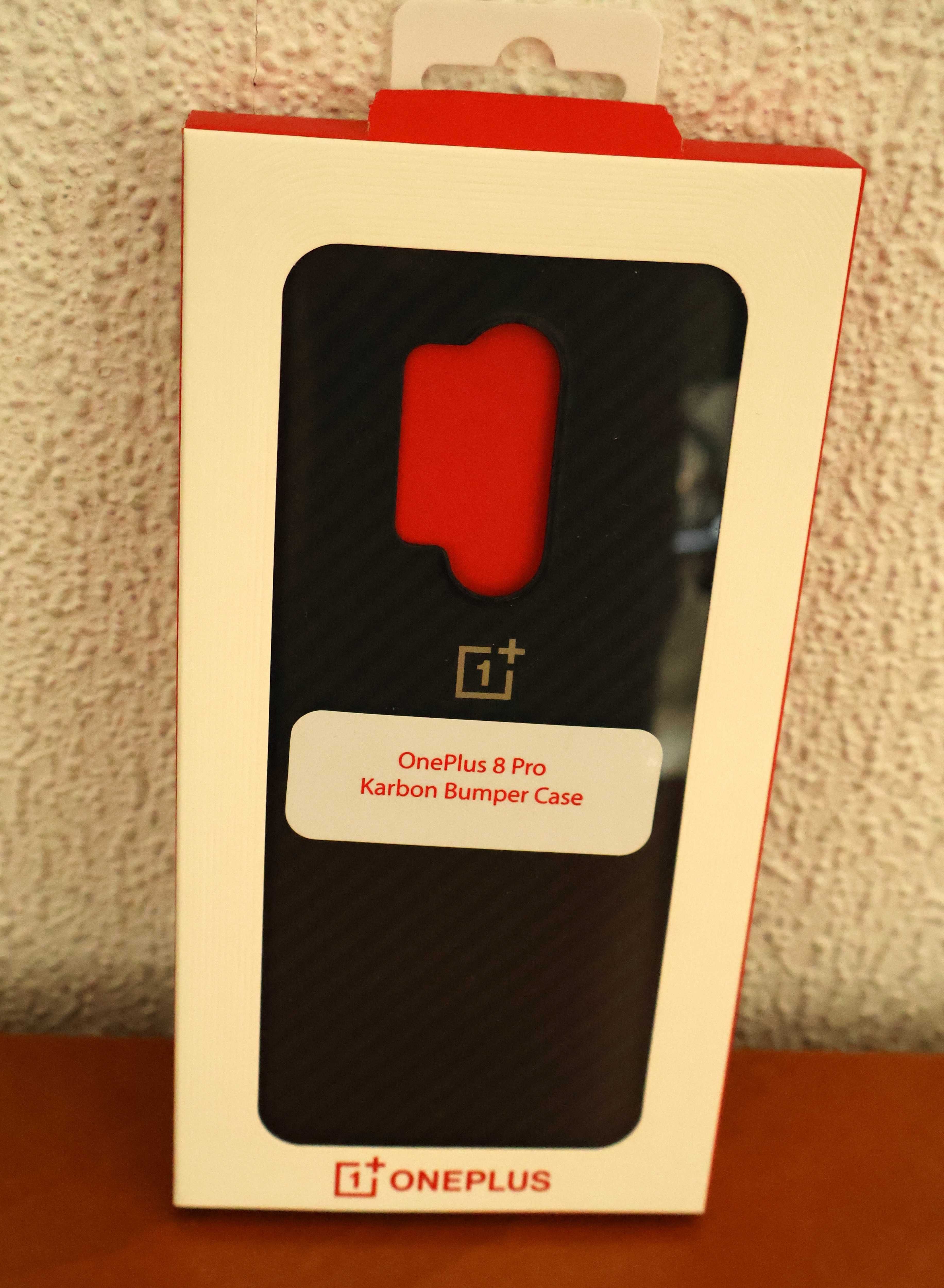 Capa Oficial OnePlus 8 Pro Karbon Bumper Case