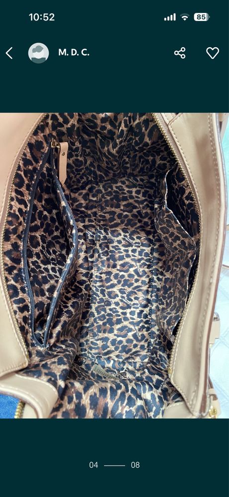Victoria’s Secret - Mala Bolsa de Mão / Tiracolo Bege Nude (usada)