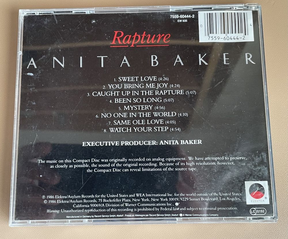 Anita Baker - Sweet Love (CD)