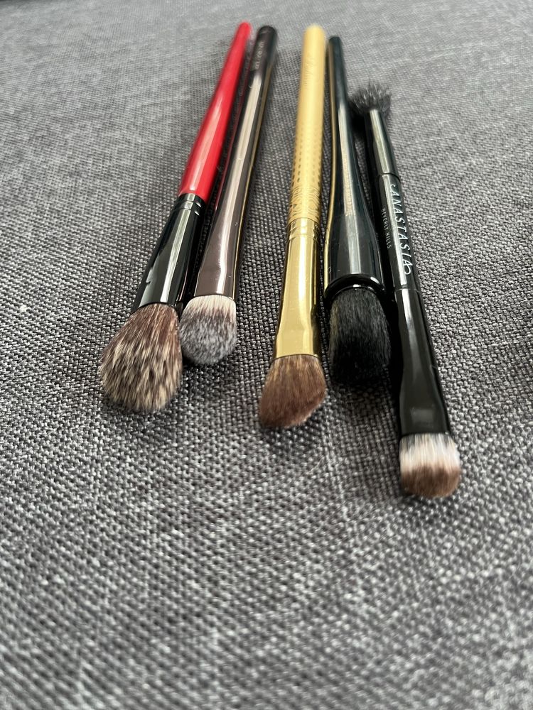 Zestaw 5 pedzli mac shiseido smashhbox
