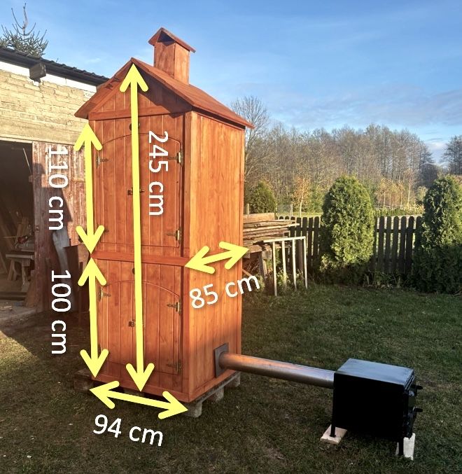 Wędzarnia z paleniskiem