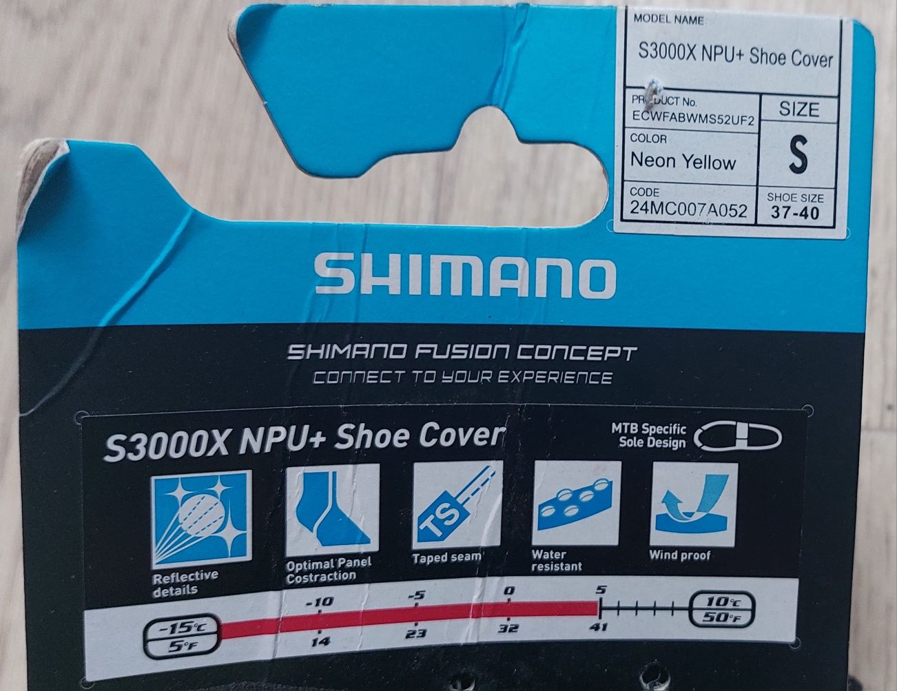 Бахилы новые shimano S3000X NPU + shoe cover (р. 37-40)