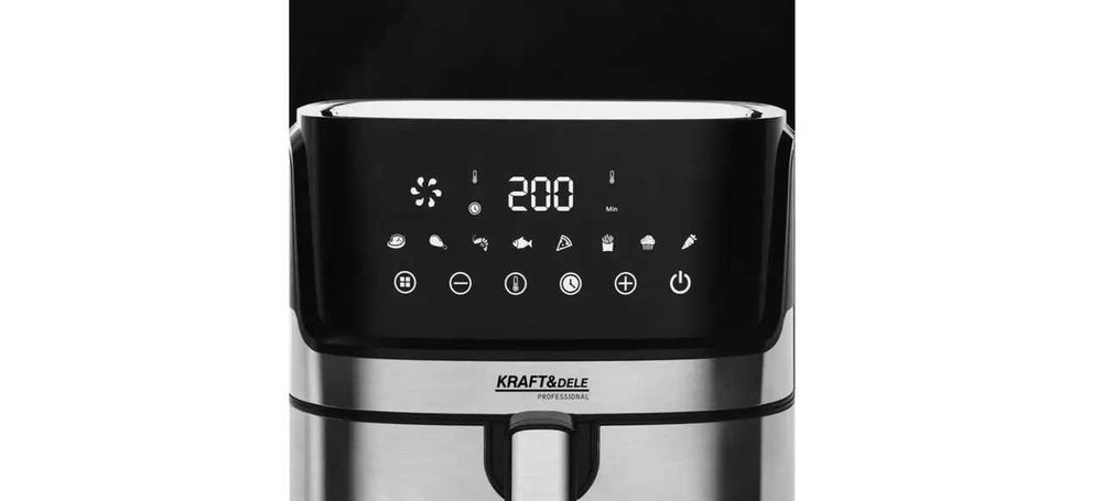 Багатофункціональна аерофритюрниця Kraft&Dele 1850 Вт KD4101 мультупіч