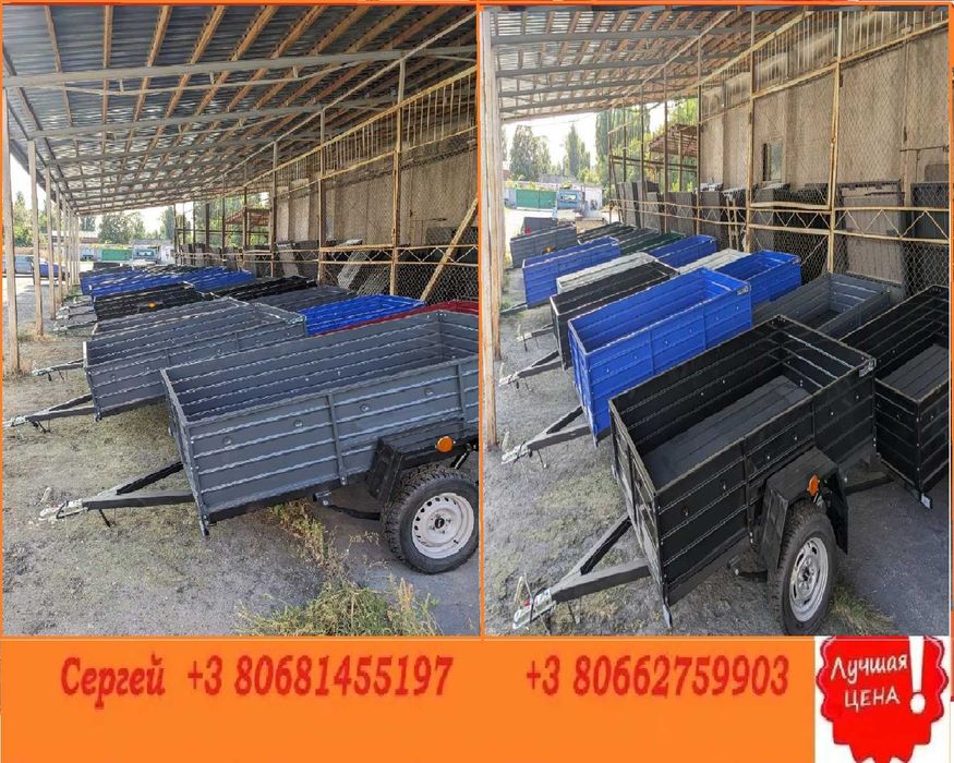 Прицеп двух метровый самая низкая цена в Украине Тент Люкс в подарок