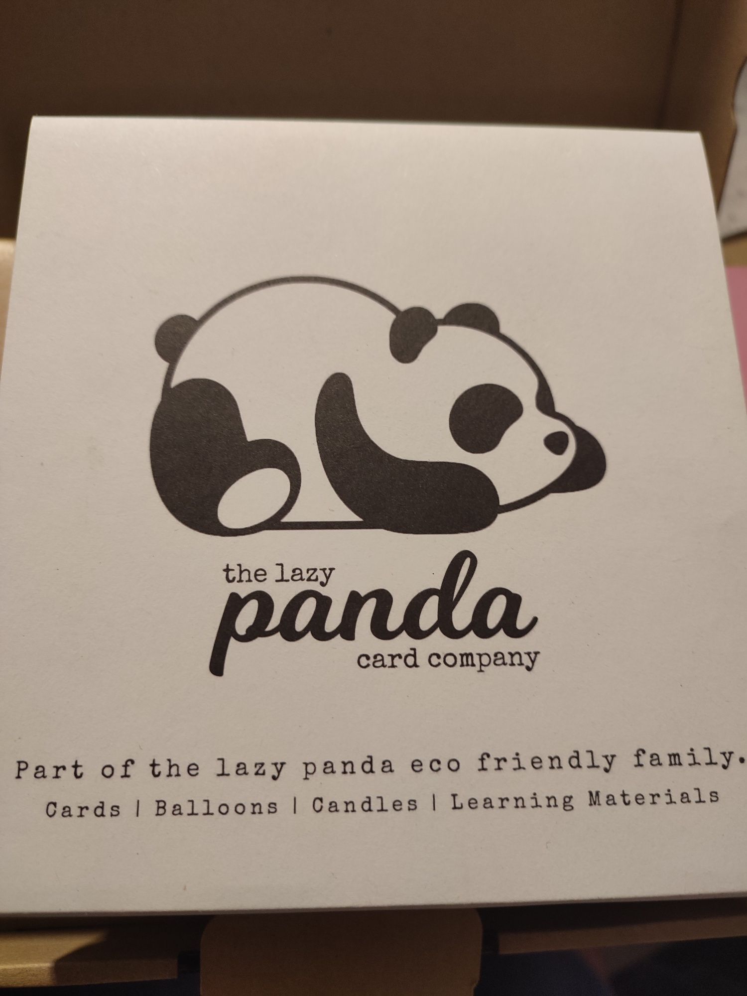 Kartki urodzinowe i koperty Panda