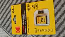 Karta pamięci Kodak 64GB UHS-I U3 V30 Micro SD + adapter