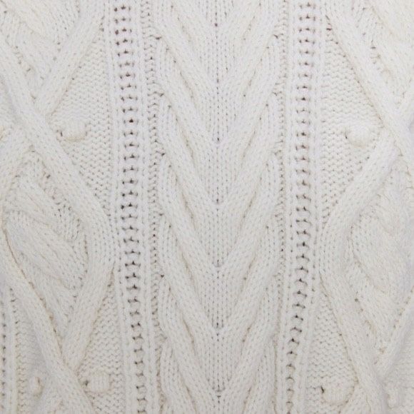 ZARA sweter elegancki z falbaną cream NOWY