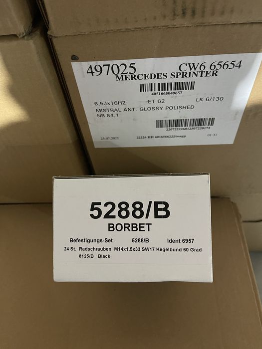 Диски Нові.  Мерседес Спрінтер. 906-907.   R16/6/130