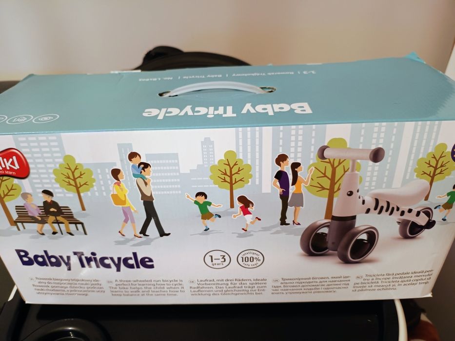 Rowerek biegowy smiki zebra