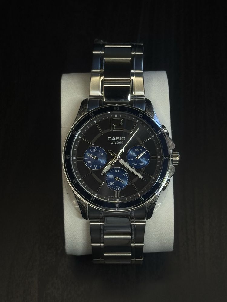 Годинник чоловічий Casio MTP-1374D-2A Оригінал Гарантія Касио часы