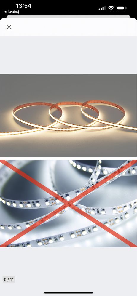 Lustro led cob okragle swiatlo 60 cm nowe