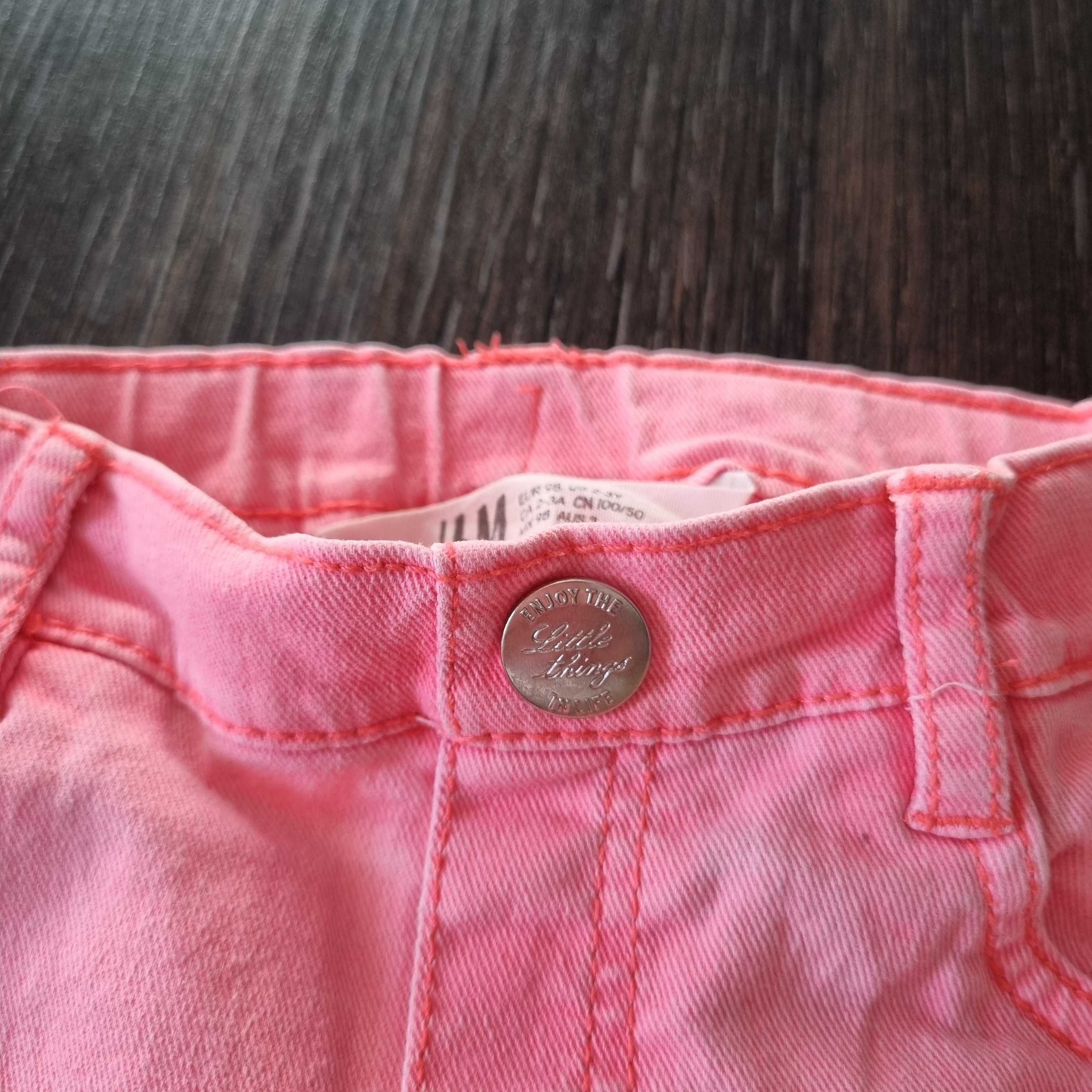 Dziewczęca spodnie  jeginsy H&M rozm.98 cm