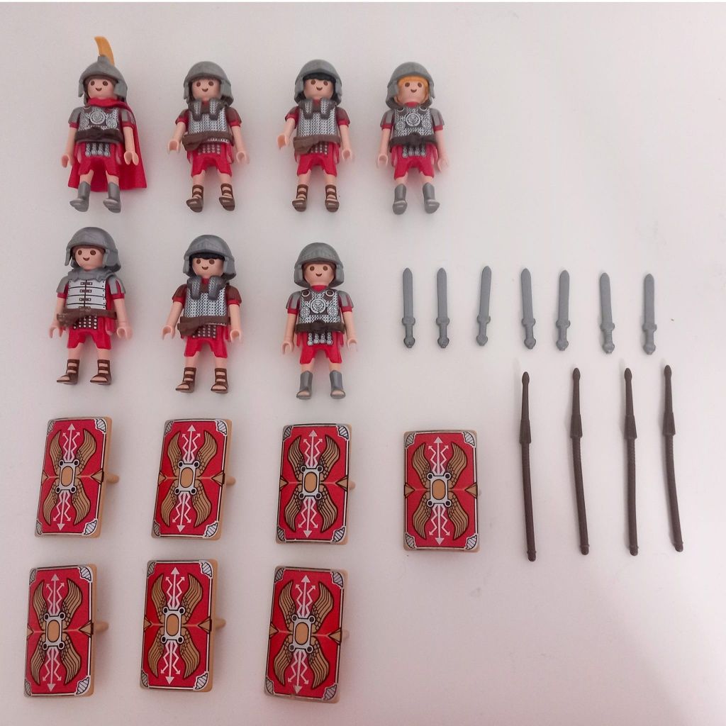 Playmobil rzymski legion, rzymianie, formacja żółwia