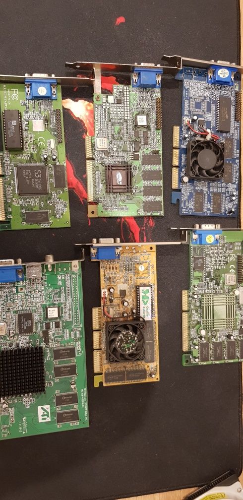 Placas gráficas GPU retro