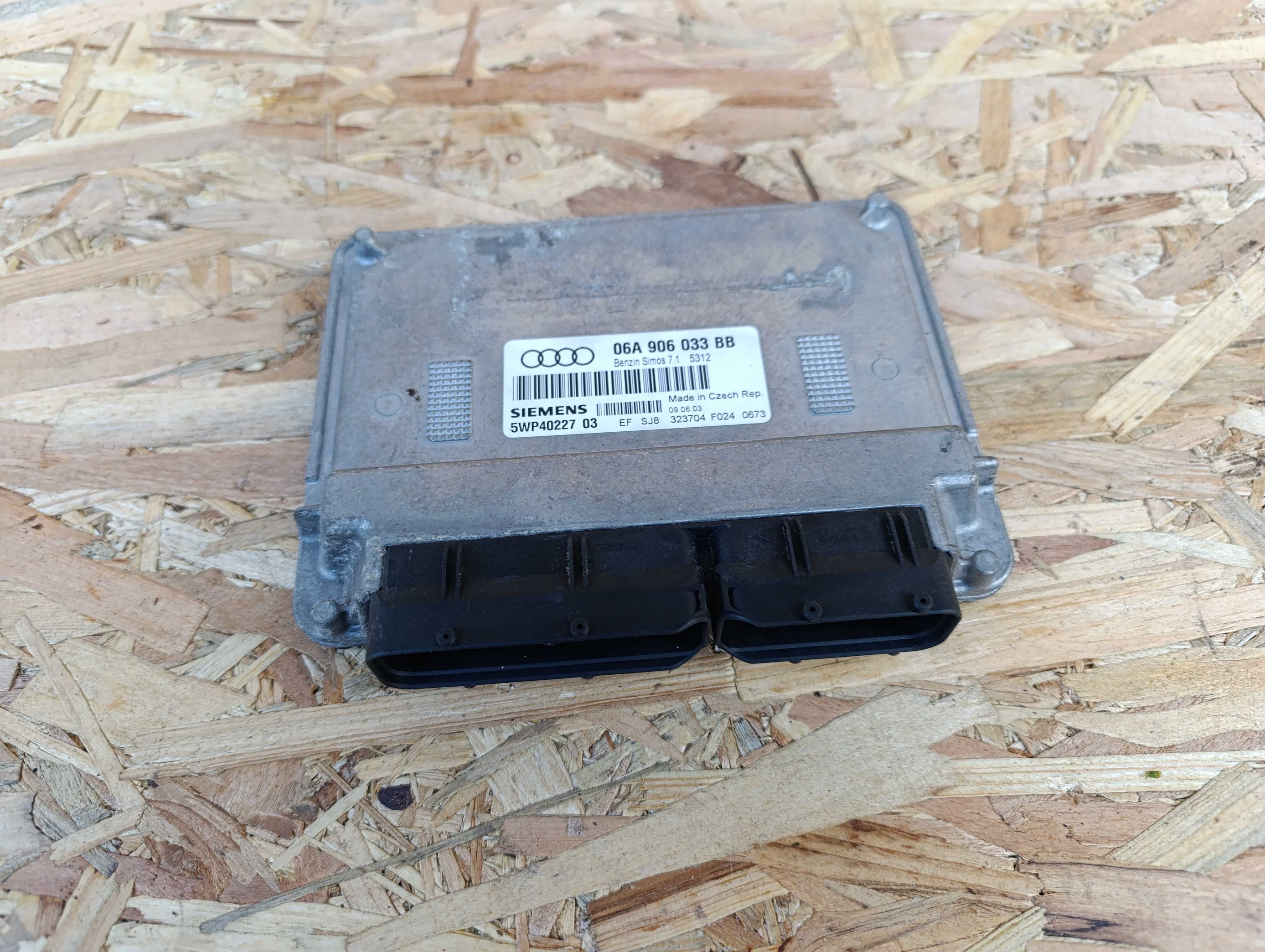 VW audi A3 skoda 1.6 MPI komputer silnika ECU Sterownik 06A906033BB
